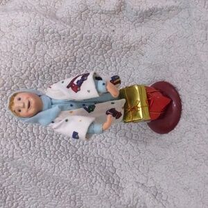 Vintage 90s Christmas morning figure